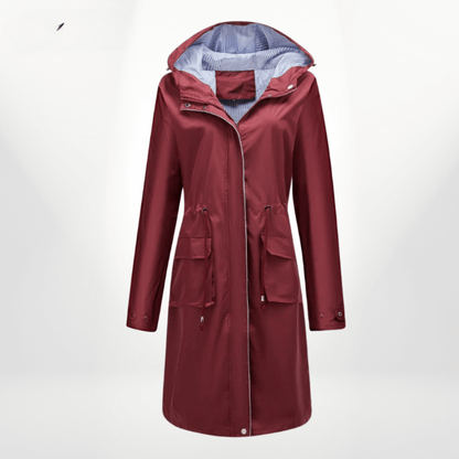 Ladies Long Waterproof Rain Coat