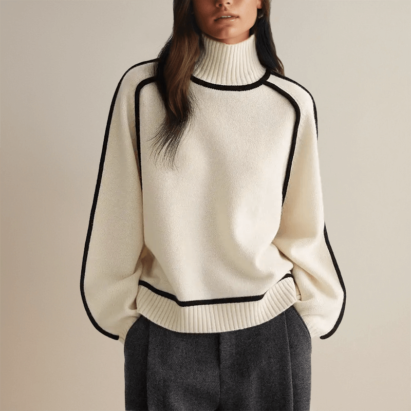 Ladies' Crew Neck Warm Winter Sweater