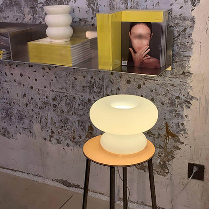Stylish Metal Base Round Desk Lamp
