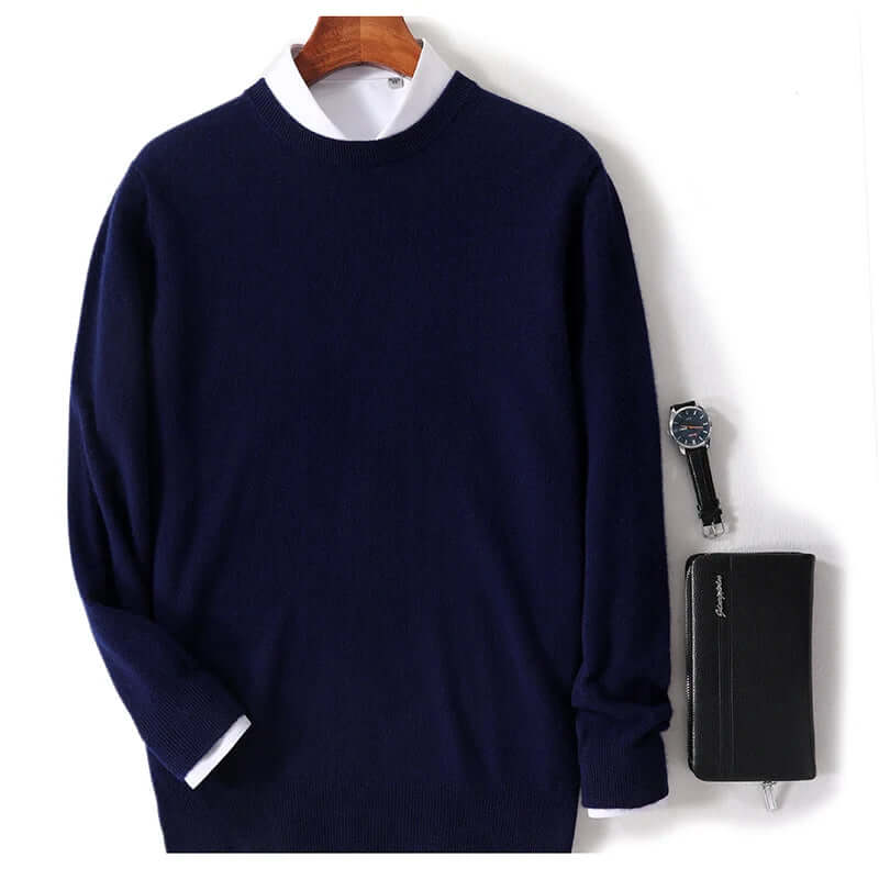 Men's Cozy Crew Neck Pullover Sweater