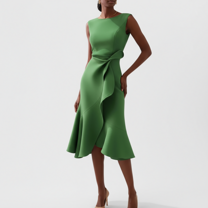 Elegant Flowy Midi Dress