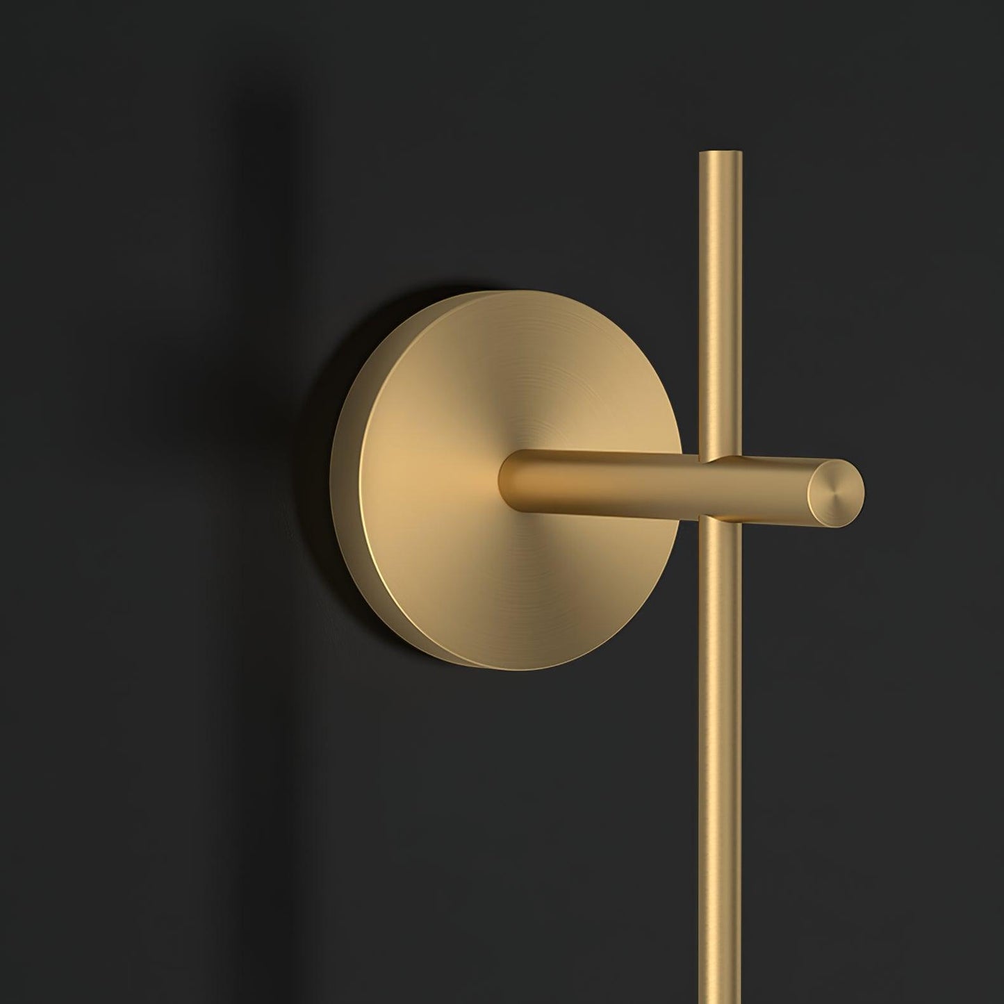 Sleek Round Glass Wall Light