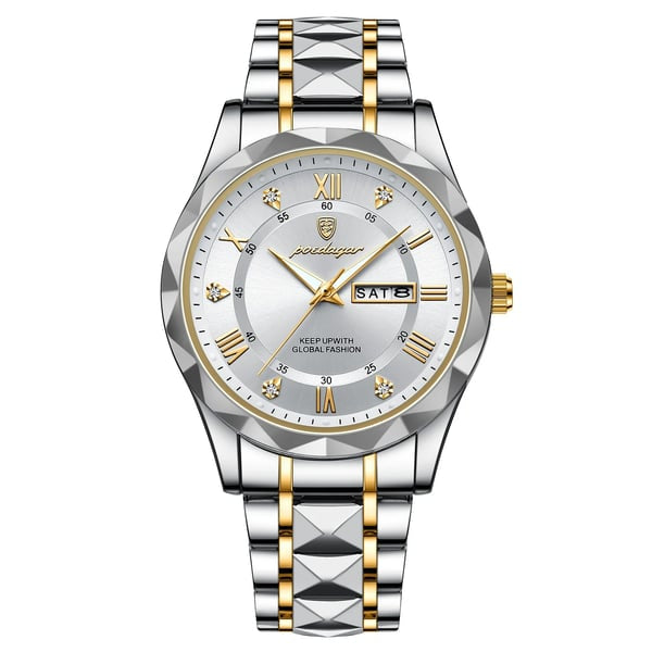 Premium Mens Water Resistant Watch with Date Display