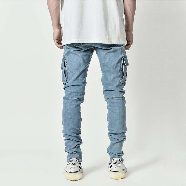 Men's Skinny Straight Leg Casual Jeans