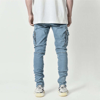 Men's Skinny Straight Leg Casual Jeans