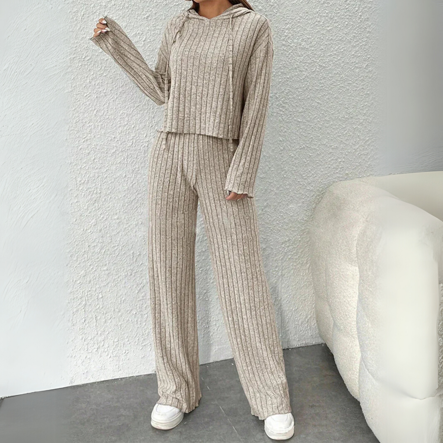 Soft Fleece Hooded Sweat Suit