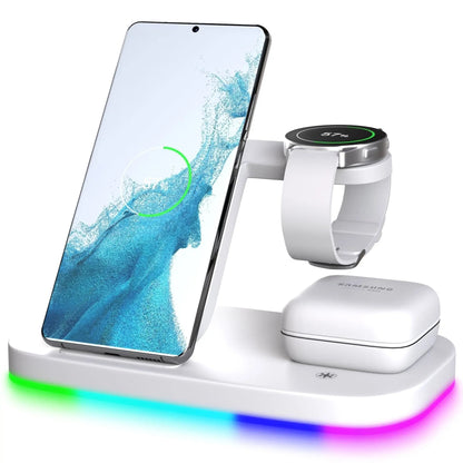 Fast 3-in-1 Wireless Charging Pad for Samsung Phones - Luxivelle