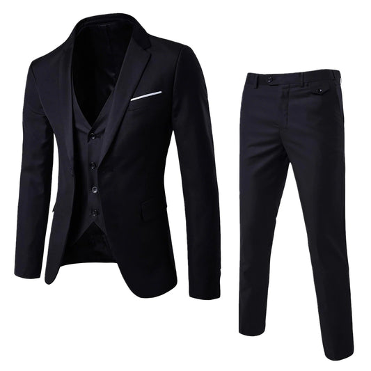 Classic 3-Piece Suit for Men - Slim Fit Formal Wear - Luxivelle