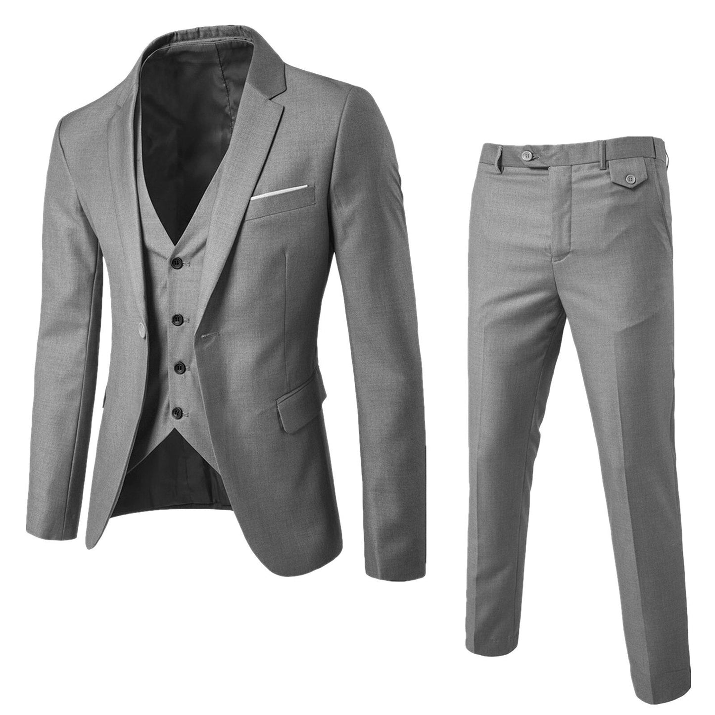 3-part business suits for men 3