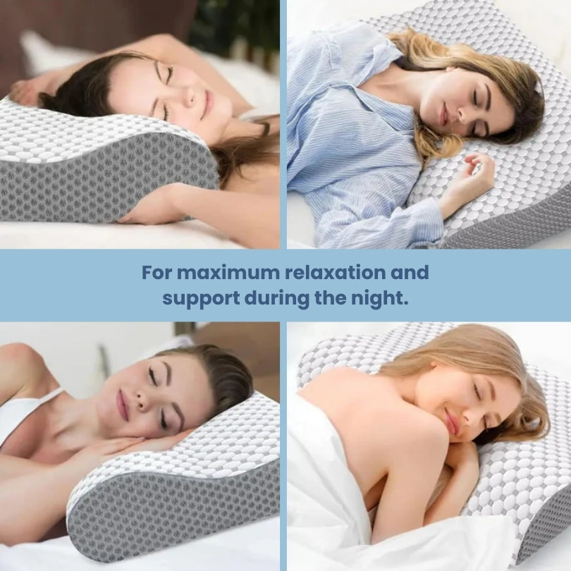 Contour Memory Foam Pillow for Better Sleep Support