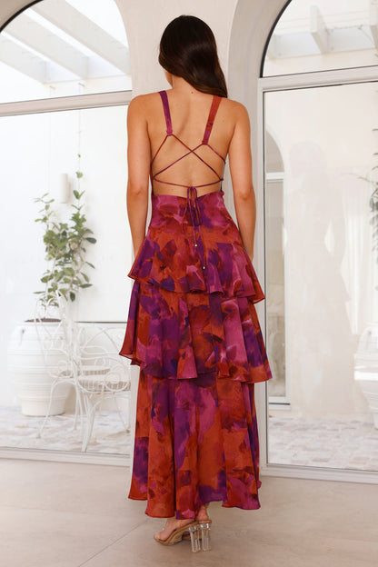 Layered Long Dress for Ladies