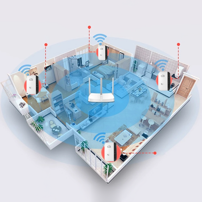 Compact WiFi Range Extender – Reliable Home Internet Booster