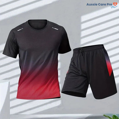 Moisture-Wicking Athletic 2-Piece Sports Set