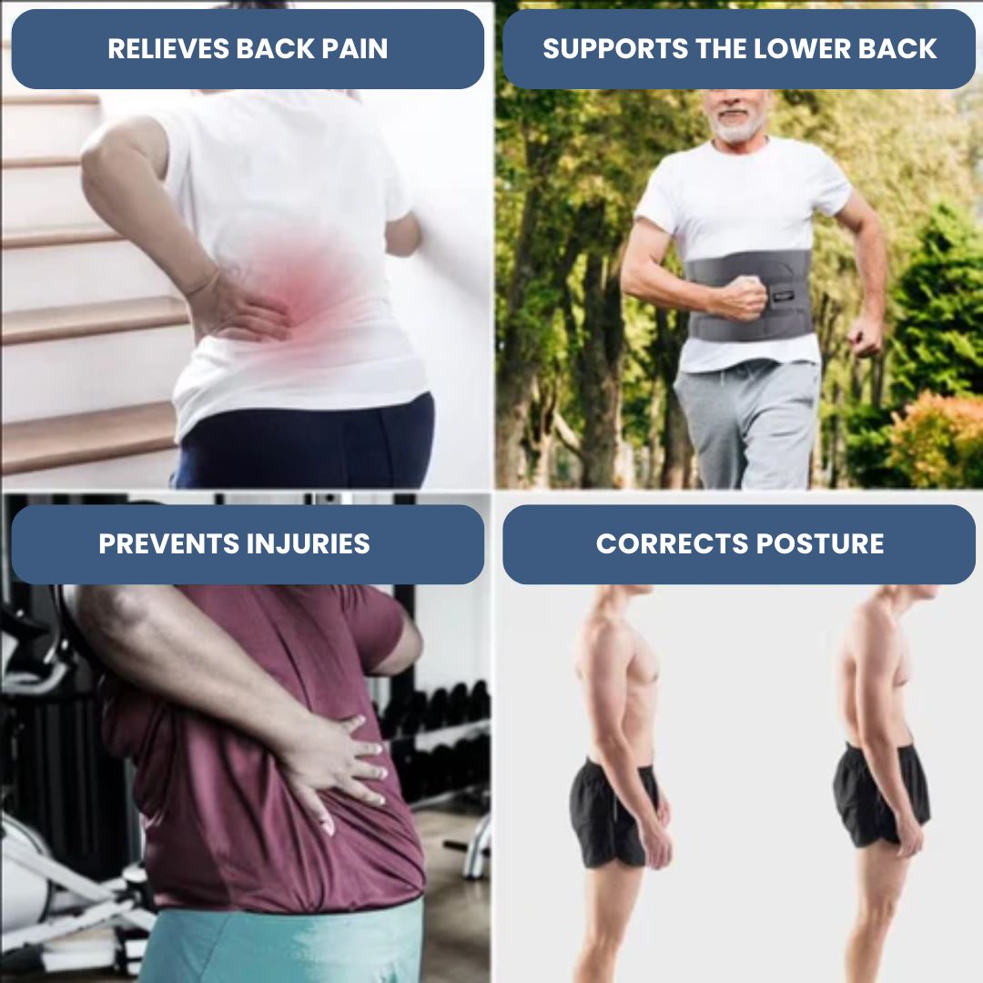 Comfortable Lower Back Support Belt for Pain Relief
