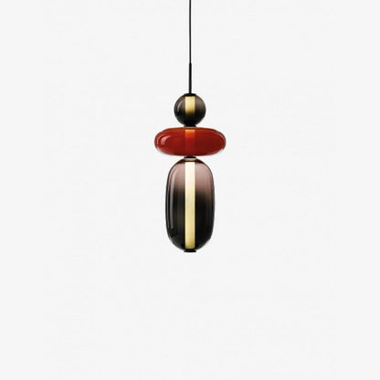 Vibrant Glass Drop Ceiling Light