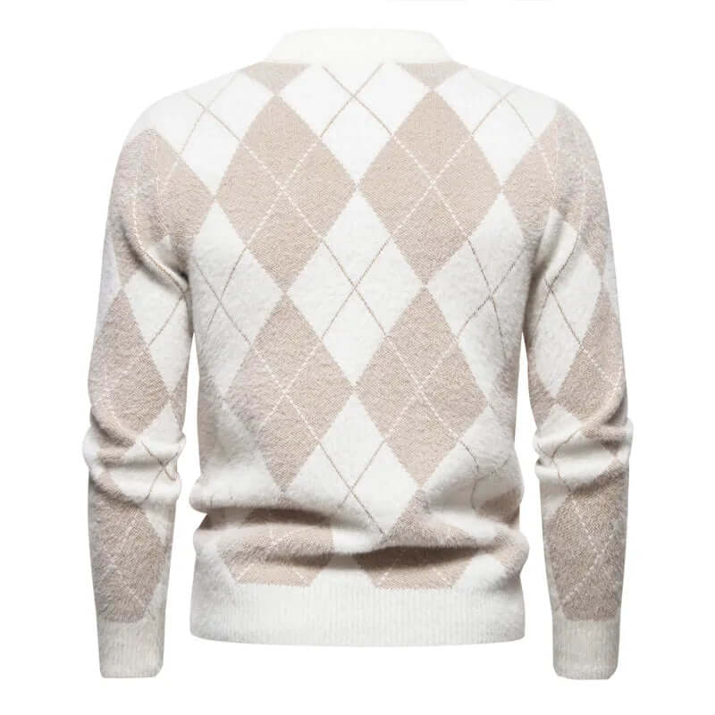 Classic Pattern Crew Neck Sweater