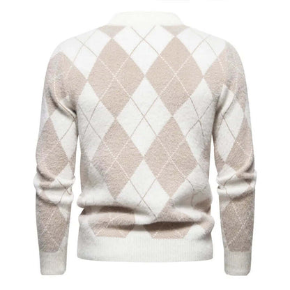 Classic Pattern Crew Neck Sweater