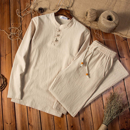Relaxed Fit 2 Piece Suit Set for Men