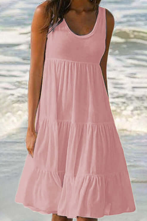 Ladies' Ruffled Layered Party Dress