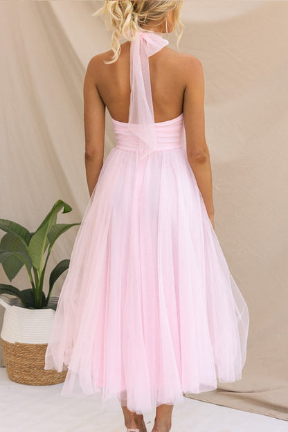 Elegant Net Evening Dress