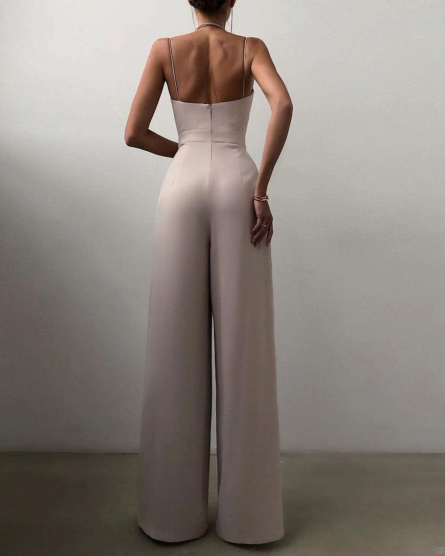 Chic High Waist Women's Jumpsuit
