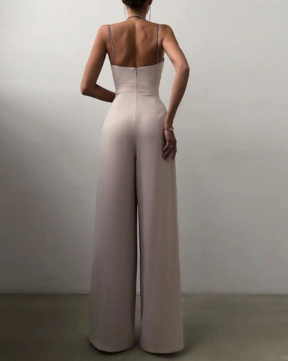 Chic High Waist Women's Jumpsuit