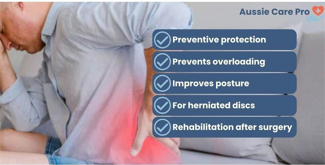 Comfortable Lower Back Support Belt for Pain Relief