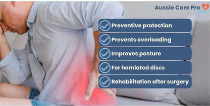 Comfortable Lower Back Support Belt for Pain Relief