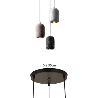 Rustic Metal Hanging Ceiling Light, 16cm Glass Shade