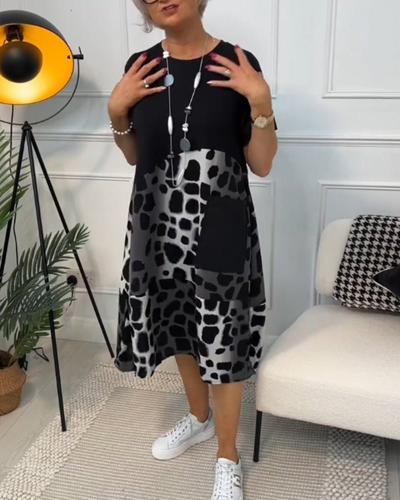 Classic Ladies Floral Midi Dress