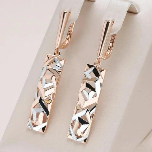 Chic Square Drop Earrings - Luxivelle