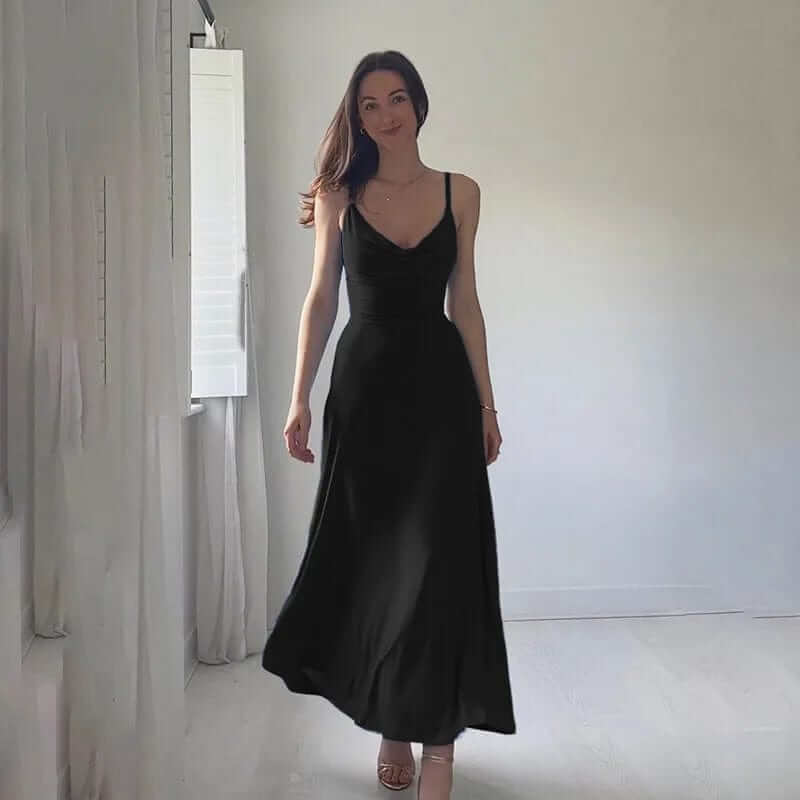Stylish Long Sleeve Maxi Dress
