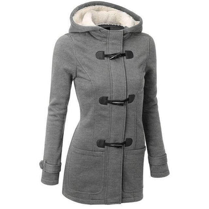 Soft Women's Fleece Hoodie Coat