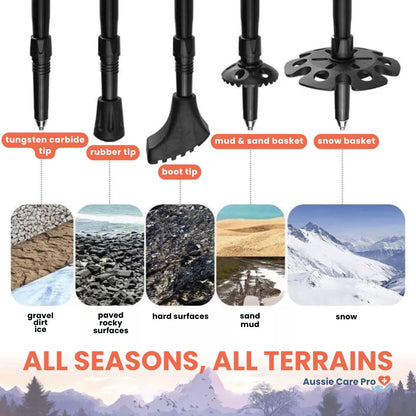 Durable Folding Hiking Poles