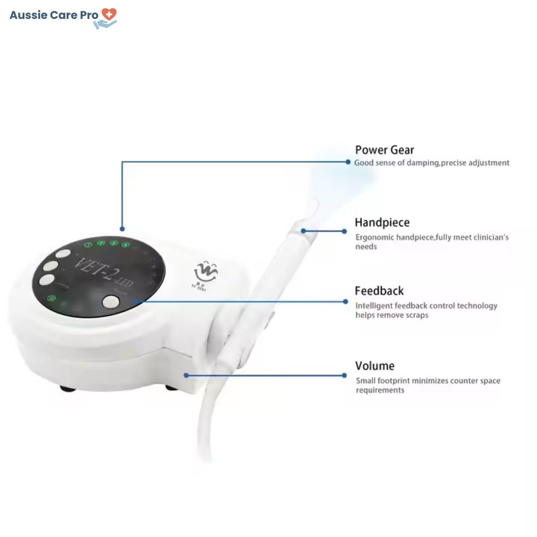 Professional Dental Cleaner with Interchangeable Heads