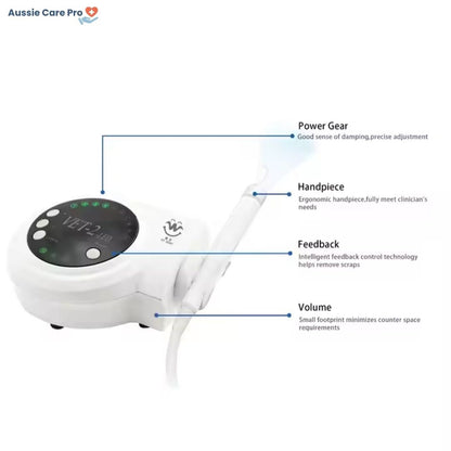 Professional Dental Cleaner with Interchangeable Heads