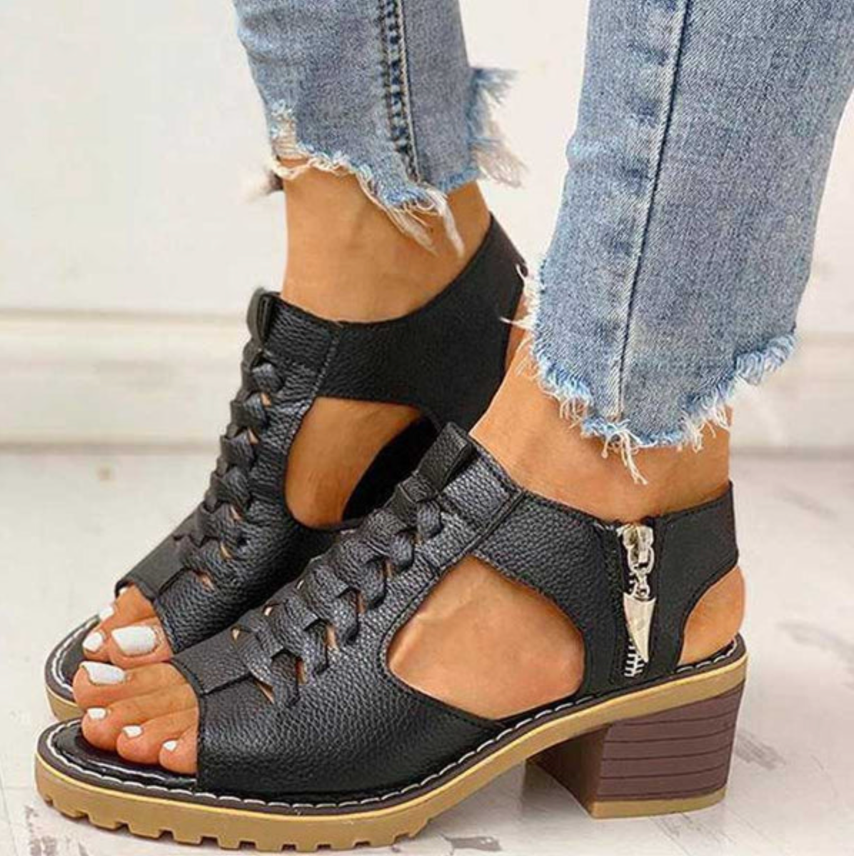 Luxurious High Heel Summer Sandals