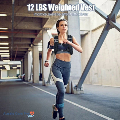Fitness Weighted Vest - Comfortable Workout Running Gear