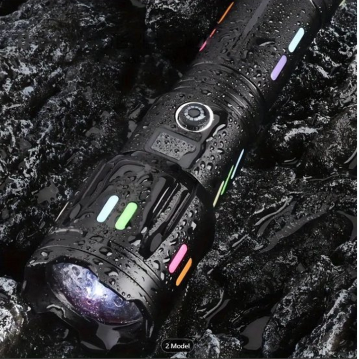 High-Power Rechargeable LED Torch 9000 Lumens