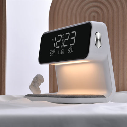 Smart LED Bedside Table Lamp with USB Charger