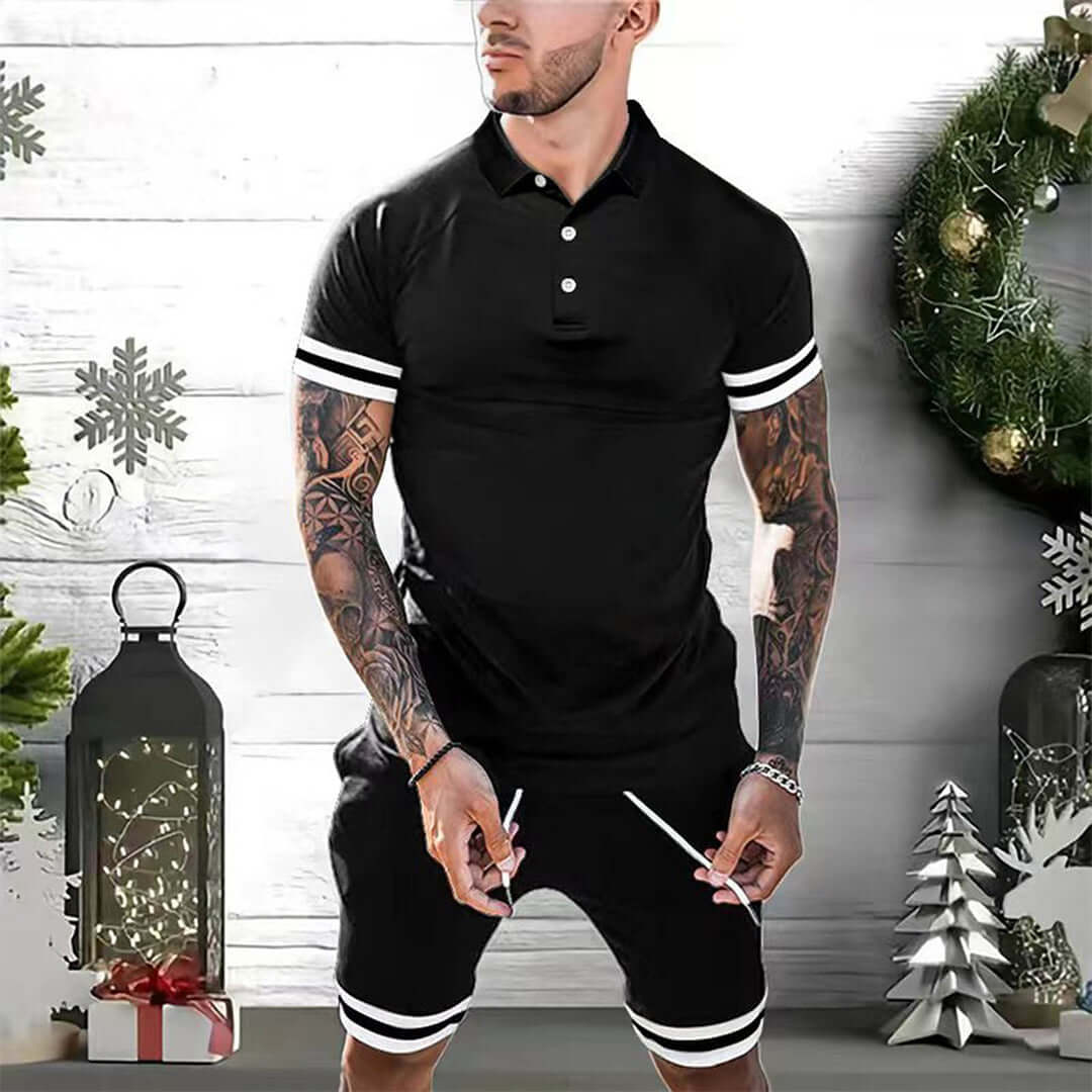 Relaxed Fit Summer Clothing Set for Men