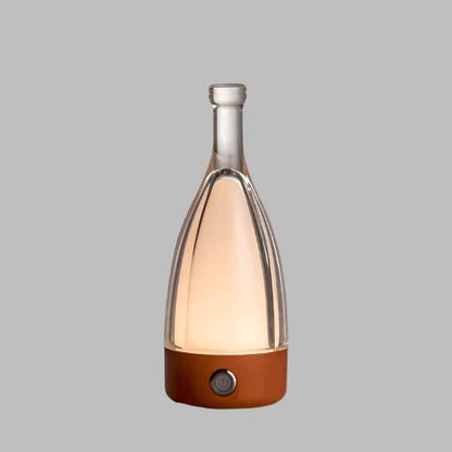 Battery Powered Wine Bottle Table Lamp