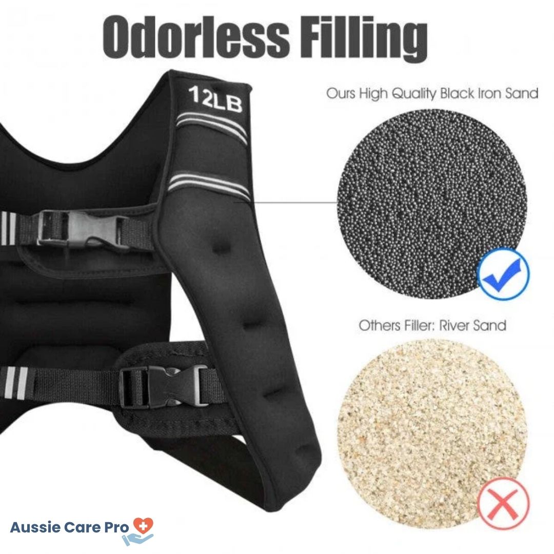 Fitness Weighted Vest - Comfortable Workout Running Gear