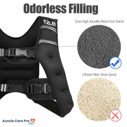 Fitness Weighted Vest - Comfortable Workout Running Gear