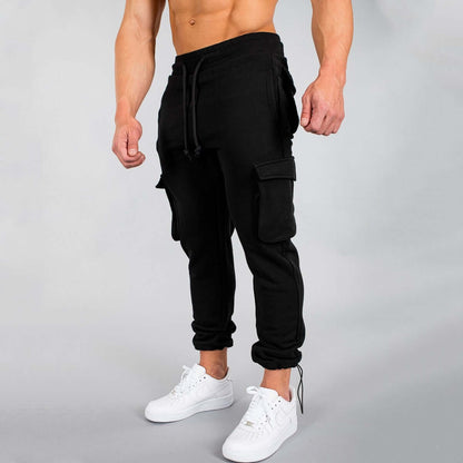 Men's Athletic Fit Elastic Waist Joggers Pants