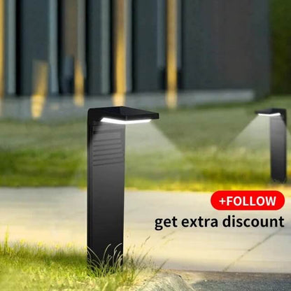 Bright Outdoor Solar Powered Lamp, 4W Warm White