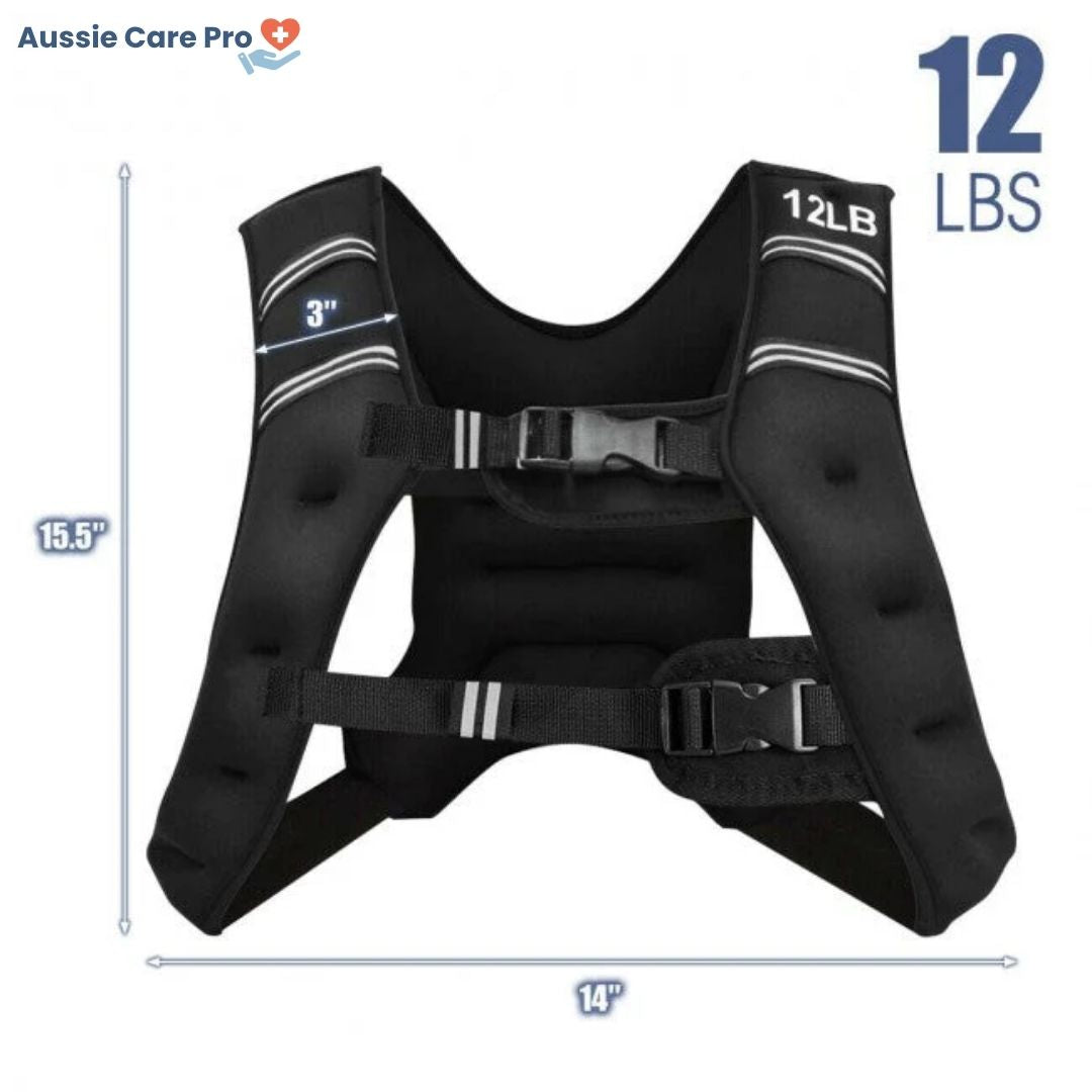 Fitness Weighted Vest - Comfortable Workout Running Gear