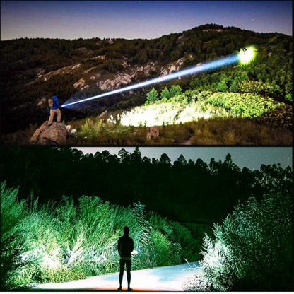 High-Power Rechargeable LED Torch 9000 Lumens