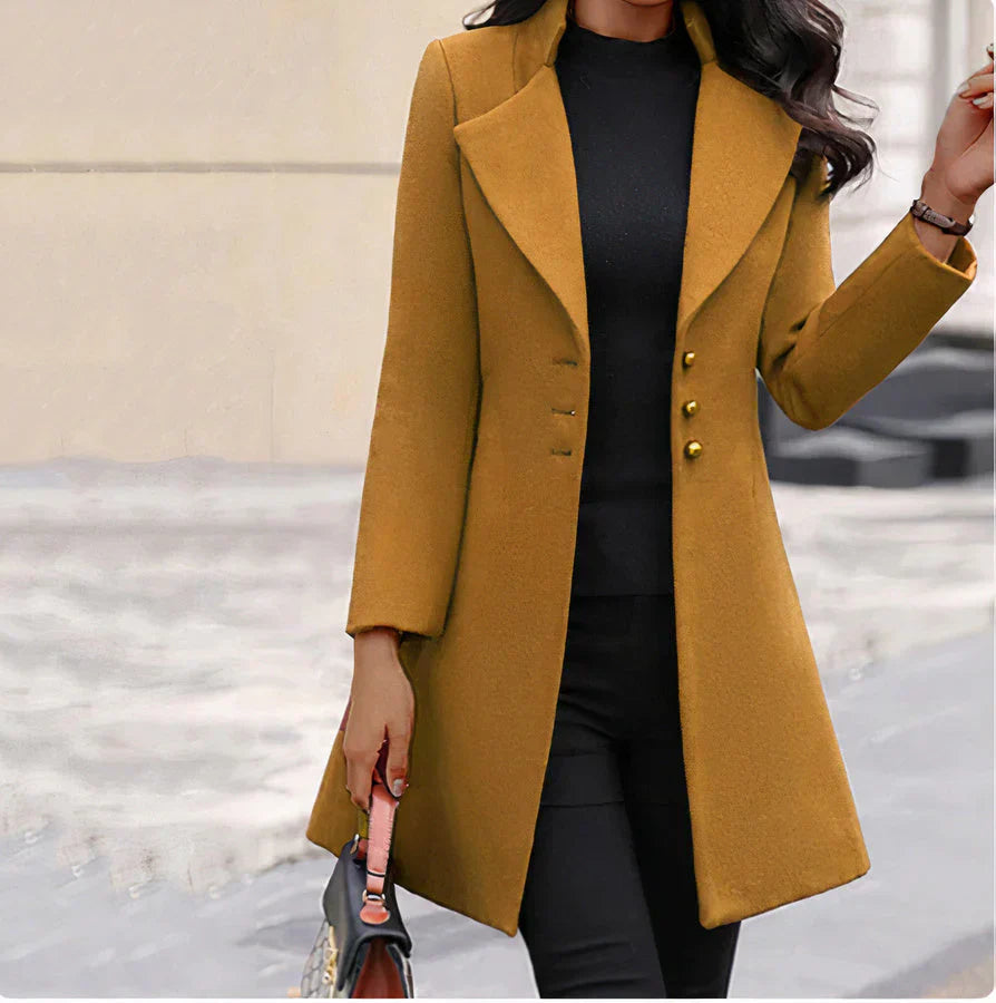 Classic Tailored Trench Coat for Ladies