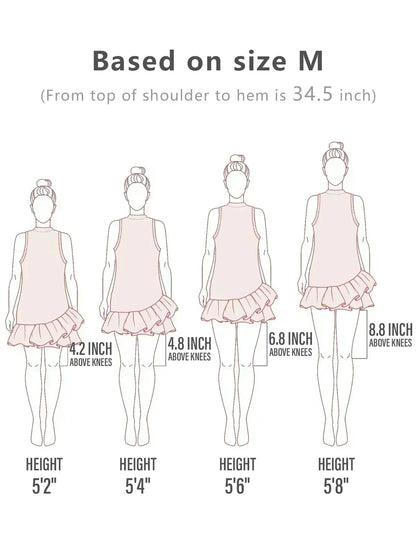 Athletic Flare 34.5 Inch Golf Tennis Dress